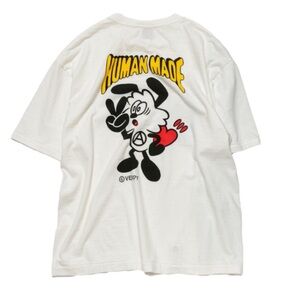 Human Made X Verdy White Graphic Tshirt